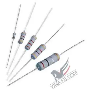 Điện Trở 6.8 Ohm 5WS 5% 4 Vòng Màu